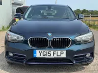 Used BMW 118 Sport Line 150 HP (110 kW) 2015 Blue Hatchback