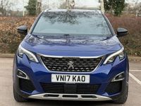 Used Peugeot 3008 GT-line 120 HP (88 kW) 2017 Blue SUV