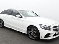 Used Mercedes C220 AMG line 194 HP (142 kW) 2019 White Estate
