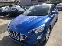 Used Ford Focus Titanium 125 HP (91 kW) 2018 Blue Hatchback
