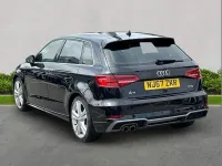 Used Audi A3 S-Line 150 HP (110 kW) 2017 Black Hatchback