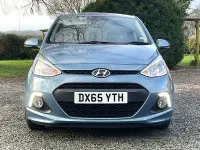 Käytetty Hyundai i10 Premium 87 HP (63 kW) 2015 Sininen Viistoperä