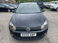Used VW Golf VI SE 105 HP (77 kW) 2009 Black Hatchback