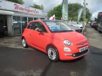 Used Fiat 500 Lounge 69 HP (50 kW) 2017 Pink Hatchback