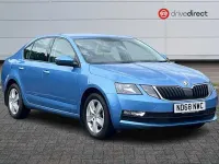 Used Skoda Octavia SE 116 HP (85 kW) 2018 Blue Hatchback