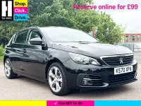 Usado Peugeot 308 Allure 130 HP (95 kW) 2020 Preto Citadino