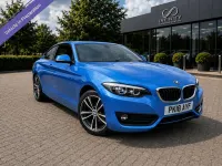Used BMW 218 Sport Line 2018 Blue Coupe