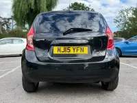 Used Nissan Note Acenta Premium 98 HP (72 kW) 2015 Black Hatchback