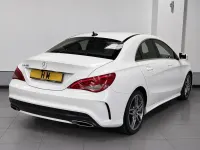 Used Mercedes CLA200 AMG line 156 HP (114 kW) 2018 White Coupe