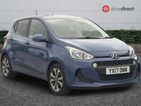 Used Hyundai i10 Premium SE 2017 Blue Hatchback