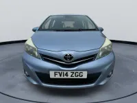 Used Toyota Yaris 90 HP (66 kW) 2014 Blue Hatchback