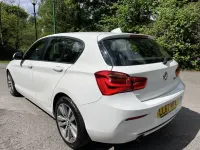 Usado BMW 116 Sport Line 2018 Blanco Utilitario