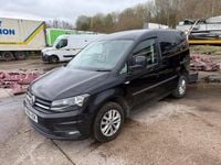 Used VW Caddy Highline 102 HP (75 kW) 2016 Black MPV