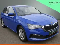 Used Skoda Scala SE 108 HP (79 kW) 2023 Blue Hatchback