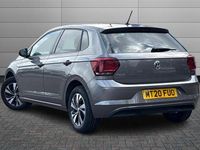 Used VW Polo Match 95 HP (69 kW) 2020 Limestone grey Hatchback