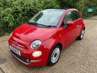 Used Fiat 500 Lounge 69 HP (50 kW) 2019 Red Hatchback
