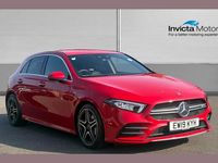 Used Mercedes A35 AMG Premium 306 HP (225 kW) 2019 Jupiter red gloss Hatchback