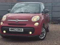 Used Fiat 500L Lounge 85 HP (62 kW) 2013 Red/black MPV