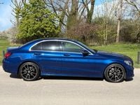Used Mercedes C220 AMG Line Premium 194 HP (142 kW) 2020 Blue Sedan