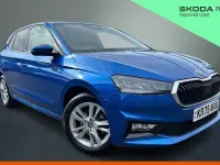 Used Skoda Fabia SE L 85 HP (62 kW) 2025 Race blue metallic Hatchback