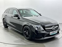 Used Mercedes C220 AMG line 194 HP (142 kW) 2020 Black Estate