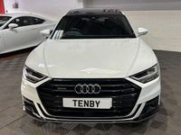 Used Audi A8 Black Edition 286 HP (210 kW) 2021 White Sedan
