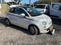 Używany Fiat 500 Lounge 69 KM (50 kW) 2009 Biały Kabriolet
