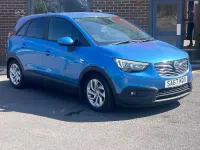 Used Vauxhall Crossland X S 99 HP (72 kW) 2017 Blue SUV