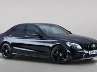 Used Mercedes C220 AMG line 194 HP (142 kW) 2019 Black Sedan