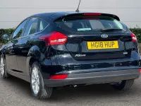 Used Ford Focus Titanium 125 HP (91 kW) 2017 Black Hatchback