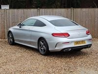 Used Mercedes C200 AMG line 198 HP (145 kW) 2019 Silver Coupe