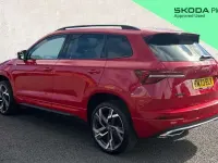 Used Skoda Karoq SportLine 150 HP (110 kW) 2024 Red SUV