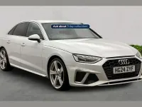 Used Audi A4 S-Line 204 HP (150 kW) 2024 White Sedan