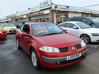 Used Renault Mégane Cabriolet Dynamique 2005 Red Cabriolet