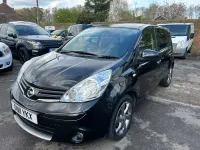 Used Nissan Note N-TEC 110 HP (80 kW) 2011 Black Hatchback