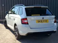 Used Skoda Fabia Monte Carlo 110 HP (80 kW) 2018 White Estate