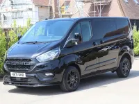 Used Ford Transit Custom Limited 130 HP (95 kW) 2021 Black Van