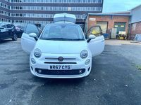 Gebraucht Fiat 500 Lounge 69 PS (50 kW) 2017 Weiß Kleinwagen