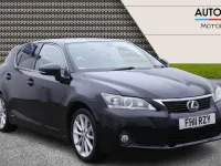 Used Lexus CT200h 136 HP (100 kW) 2011 Black Hatchback