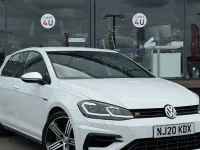 Used VW Golf VII R 300 HP (220 kW) 2020 White Hatchback