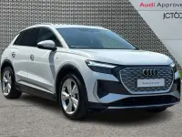Used Audi Q4 e-tron S-Line 150 kW (204 HP) 2023 White SUV