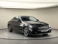 Used Mercedes C220 AMG line 194 HP (142 kW) 2022 Obsidian black Coupe