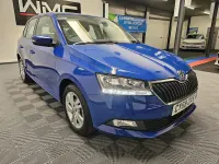Used Skoda Fabia SE 75 HP (55 kW) 2018 Blue Hatchback