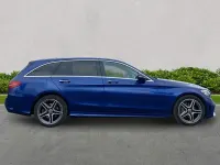 Used Mercedes C200 AMG Line Premium Plus 2019 Blue Estate