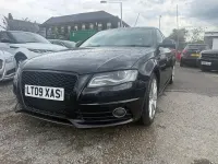Used Audi A4 S-Line 143 HP (105 kW) 2009 Black Sedan