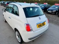 Used Fiat 500 Lounge 69 HP (50 kW) 2011 White Hatchback