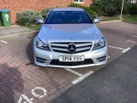 Used Mercedes C220 Sport Edition 170 HP (125 kW) 2014 Silver Coupe
