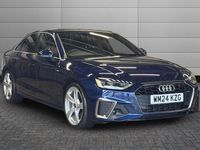 Used Audi A4 S-Line 150 HP (110 kW) 2024 Blue Sedan