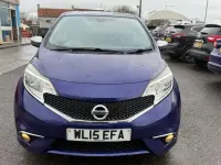 Used Nissan Note N-TEC 80 HP (58 kW) 2015 Blue Hatchback