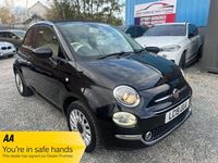 Used Fiat 500C Lounge 2019 Black Cabriolet